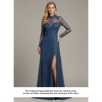 SKYLINE SERENITY NET BEADSWORK FABRIC BLUE