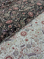 NOIR JEWEL GARDEN BLACK BEADSWORK FABRIC