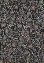 NOIR JEWEL GARDEN BLACK BEADSWORK FABRIC