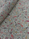 ROYAL PAISLEY TISSUE SILK FABRIC - DYEABLE