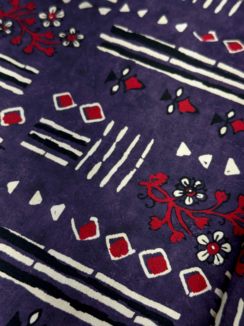 Berry Boho Batik | Modal Satin