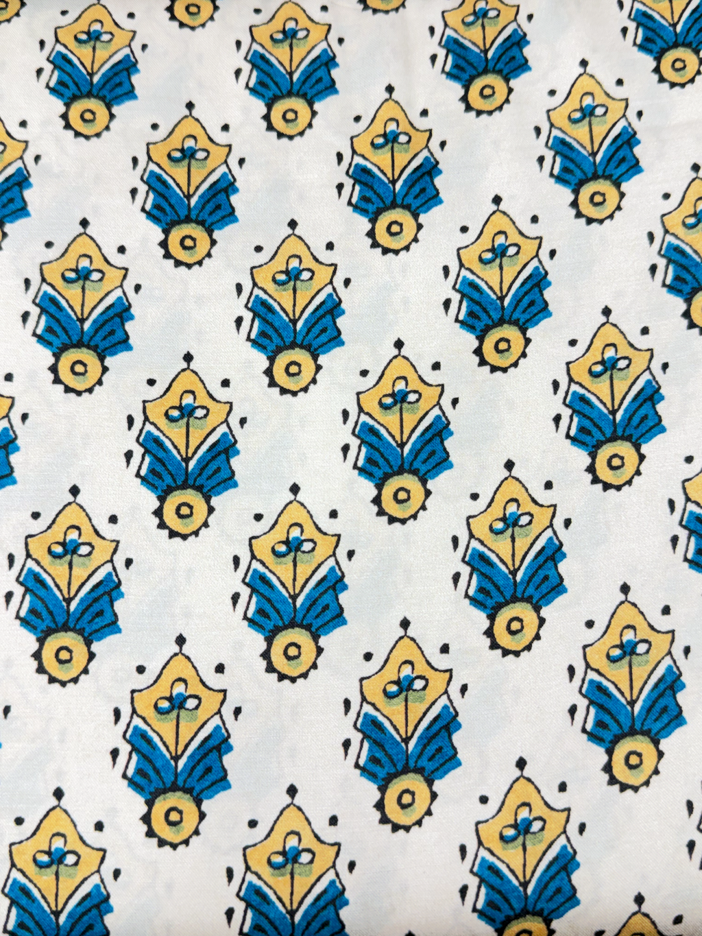 Citrus Crest Motif | Modal Satin