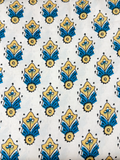 Citrus Crest Motif | Modal Satin
