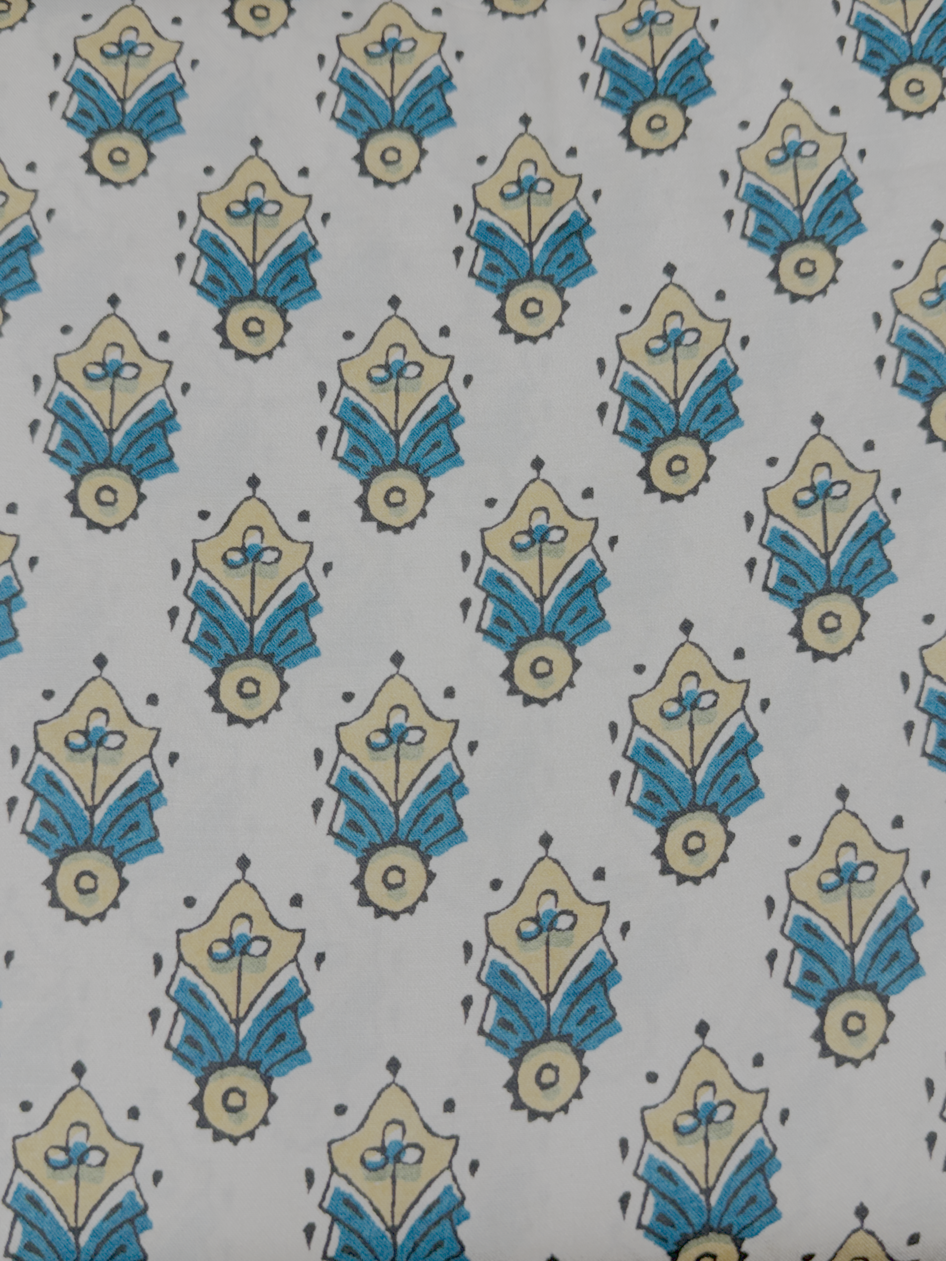 Citrus Crest Motif | Modal Satin