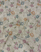 WHISPERING VINES TISSUE SILK FABRIC - DYEABLE