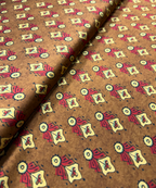 Earthen Petal Motif | Modal Satin