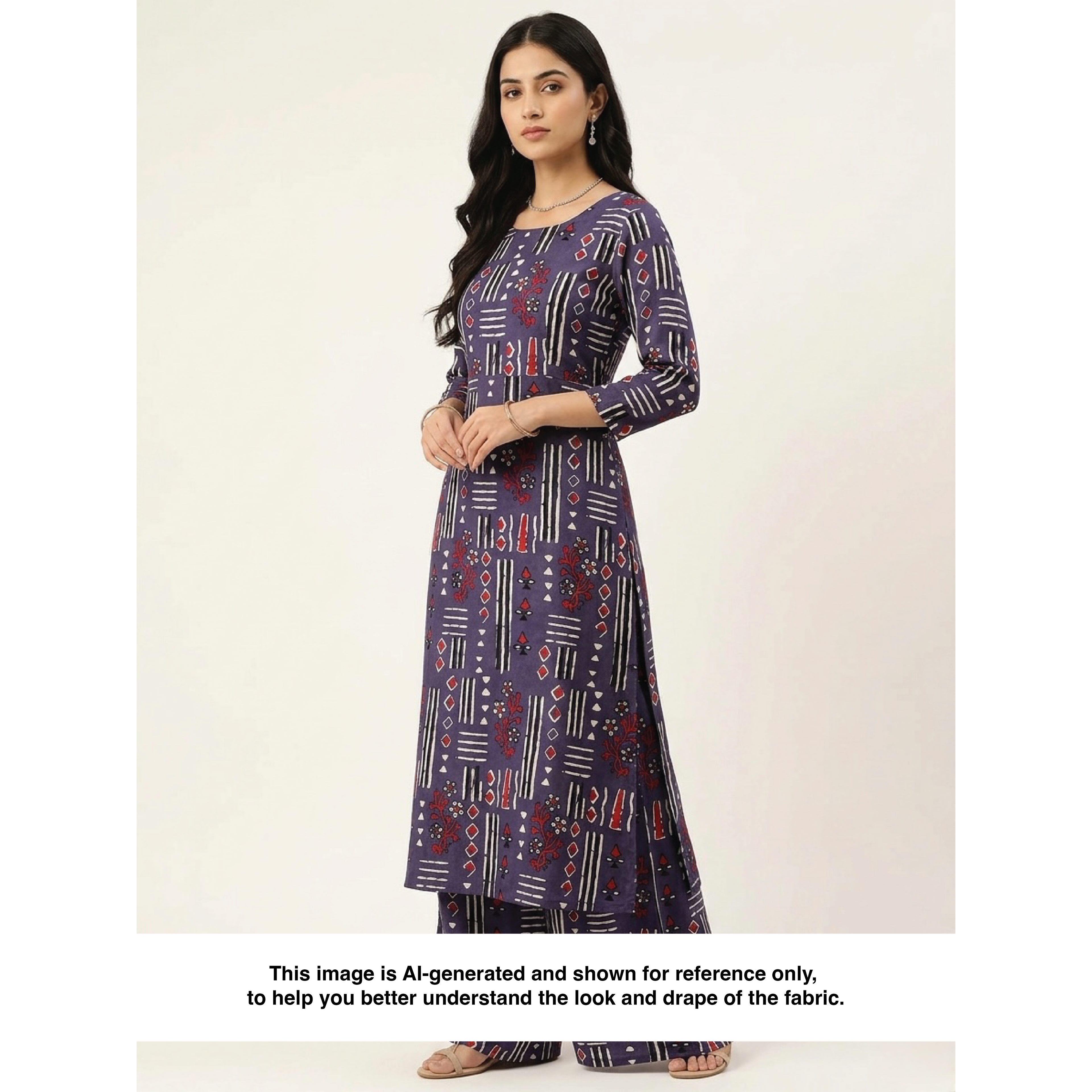 Berry Boho Batik | Modal Satin