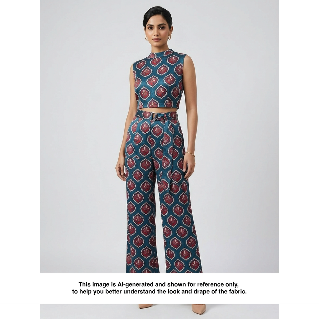 The Teal Treasure | Modal Satin