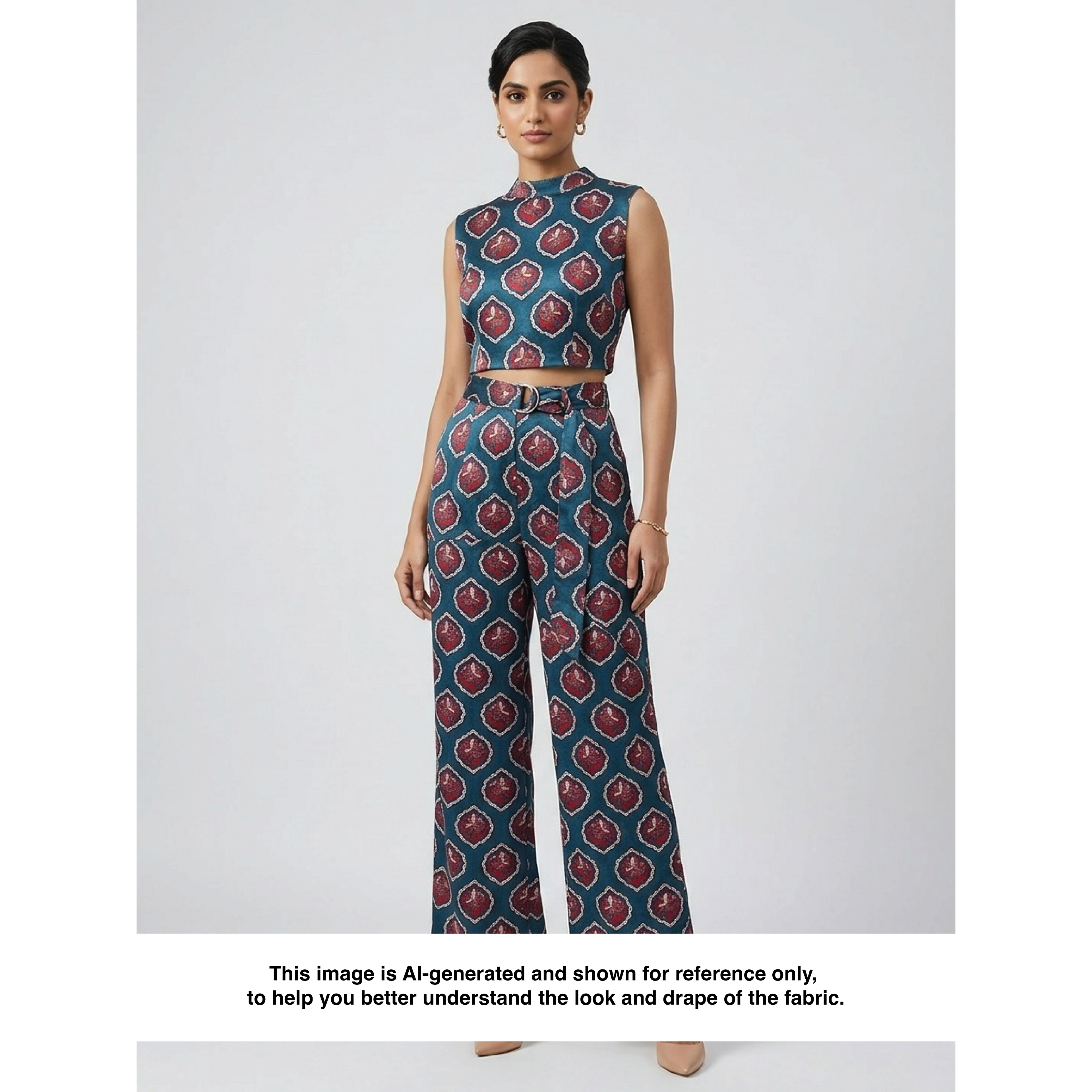 The Teal Treasure | Modal Satin